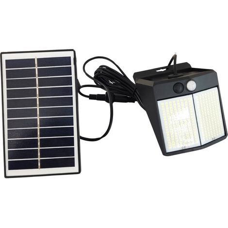 Trade Shop - SOLAR FARETTO SOLANO MIT PANNELLO SENSORE LUCE 6500K IP65 SW2012- F - (1/4)