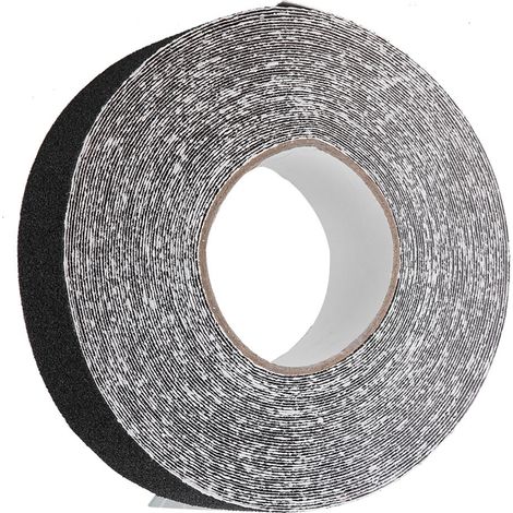 Ortviai Ruban Anti-Dérapant PVC Noir 5 cm x 20 m – Adhésif Sécurité Sol et Escaliers (1/5)