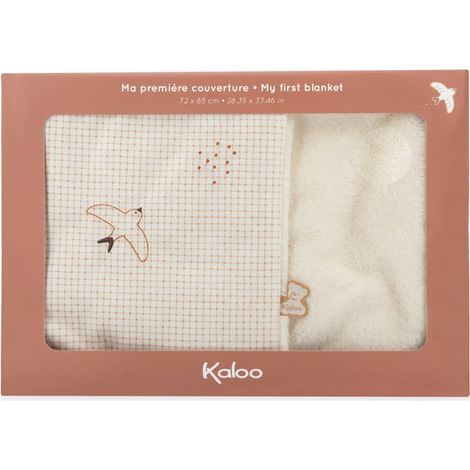Manta kaloo ma première couverture doudou microterciopelo piel 72x85 cm (1/2)