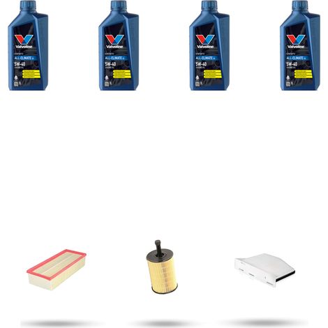 Kit tagliando 3 FILTRI e 4L OLIO compatibile con Seat Toledo III (5P2) 2.0 TDI 100kw dal 2004 (1/5)