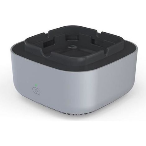 Cendrier Électronique - Suppression d'Odeur de Fumée et Anti-Vol Accueil - Purificateur d'Air Aromathérapie - Gris (1/4)