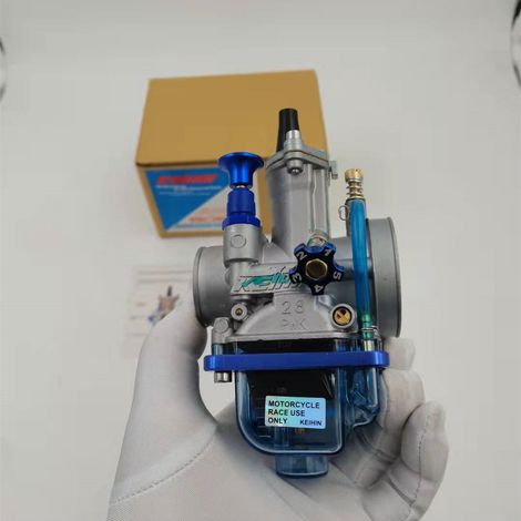 S-giant Carburateur PWK28 30 32 34MM avec coque transparente bleue - Pièce pour moto (1/5)