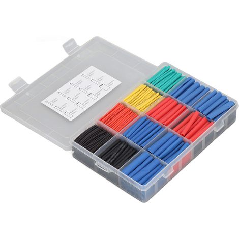 Packung mit 850 flexiblen und flammhemmenden 2:1-Schrumpfschlauchsets (1/5)