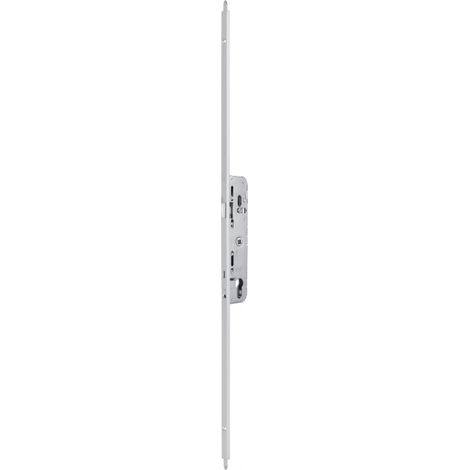 Crémone serrure à barillet F28 inox carré 7mm - MAP - MAP-MAPALU28 (1/2)