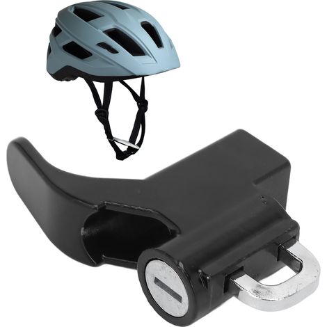 Antivol pour casque de moto et de véhicule électrique avec trou de vis de 6 mm, crochet de verrouillage, crochet avant, antivol de casque, alliage d'aluminium. (1/5)