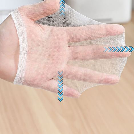 Lot de 30 sacs poubelle jetables anti-obstruction pour évier, avec filtre élastique. (1/5)