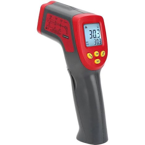 Thermomètre infrarouge, appareil de mesure de température, outil industriel, portable, pratique, haute précision, 380 °C (1/4)