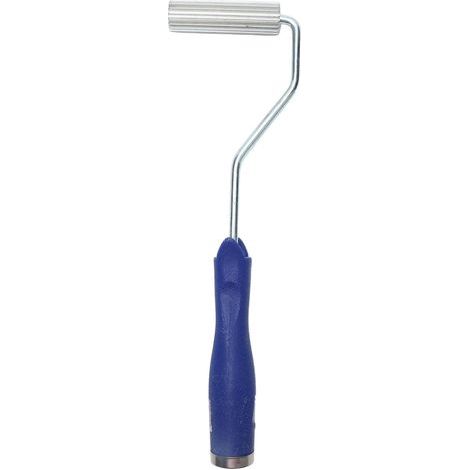 Rouleau en fibre de verre, fabrication soignée, prise confortable, conception ergonomique, outil à manche en bois (1/5)