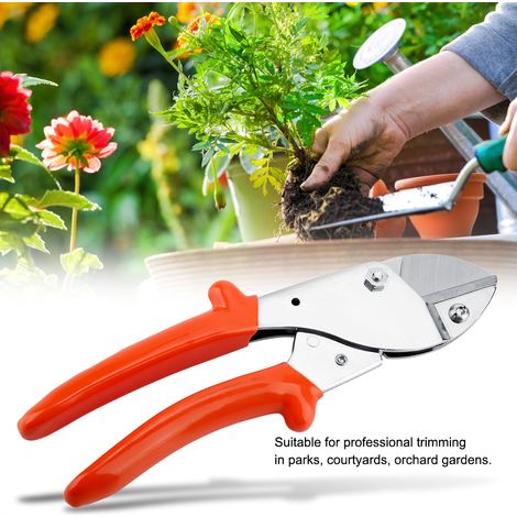 Gartenschere, Handschere, Astschere mit SK-5 Stahlklingen, Astschere zum Schneiden von Ästen (1/5)