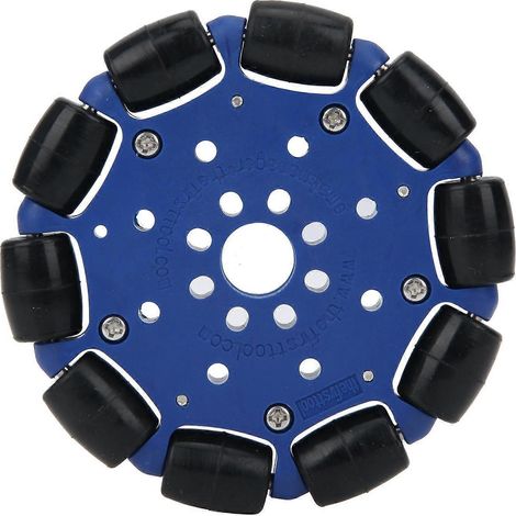 560400140096 Omni Wheel Gummi Omnidirektionales Rad Roboterteil Zubehör (1/4)