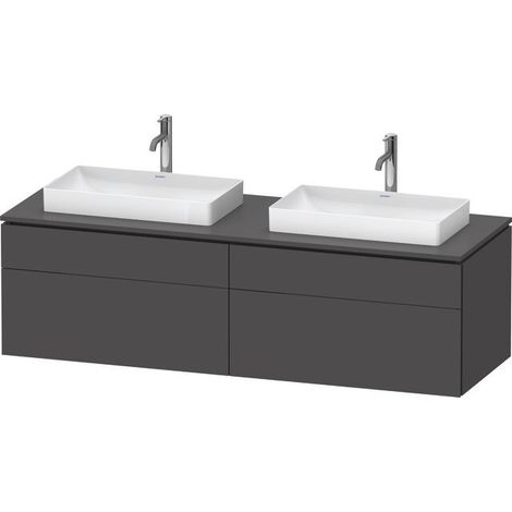 DURAVIT LC4873B49490000 Console WTU suspendue L-Cube 550x1600x4