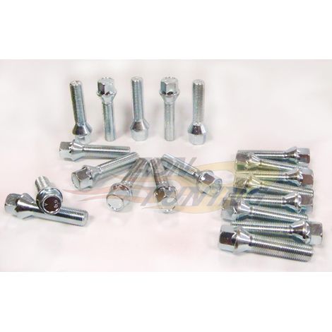 20 Vis 12x125 - L42mm - Cle 19 - Portee Conique