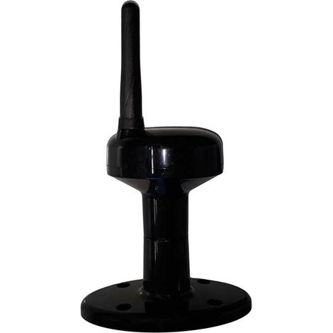 Blugy Antena Tdt Camper Color Negro Montaje en Palo/Rosca Cable 2M de Baja Pérdida