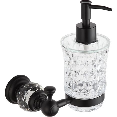 Mexen Estela dispensador de jabón, negro - 7011540-70 (1/2)