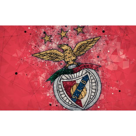 Papier peint panoramique Foot / Football - Benfica Lisbonne - 130 cm x 81 cm (1/2)