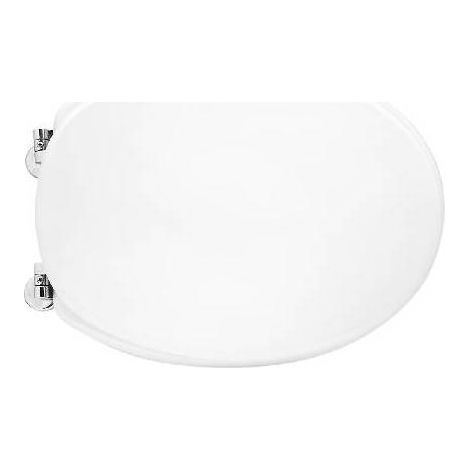 SIÈGE DE WC POUR SIMAS VASO GATTEO FORMA 1 Dimensions : Blanc - Charnières à anneaux