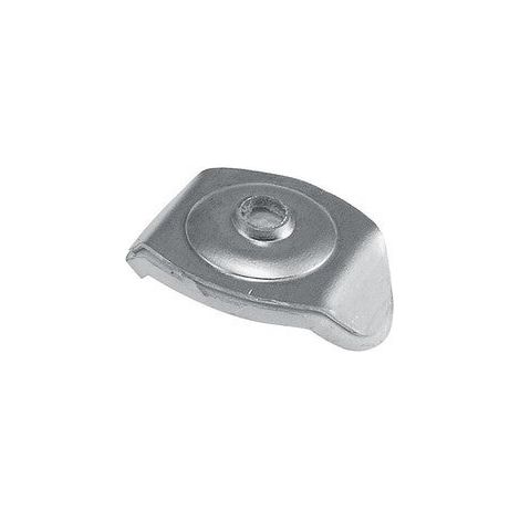 Lot De 10 Plaquettes, L.40 Mm Aluminium Bol-Fixations