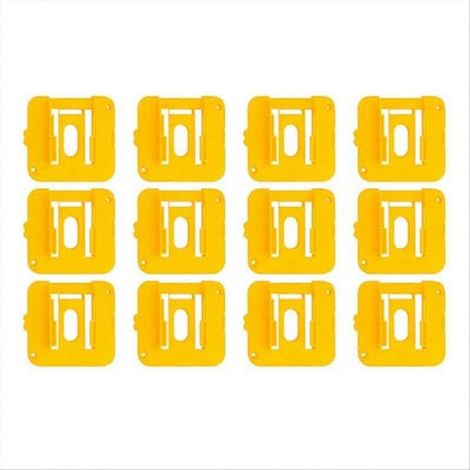 12er-Pack Batteriehalter für 20V-Batterien, Dockhalterung passend für DCB201 DCB202 mit 24 Schrauben (1/5)