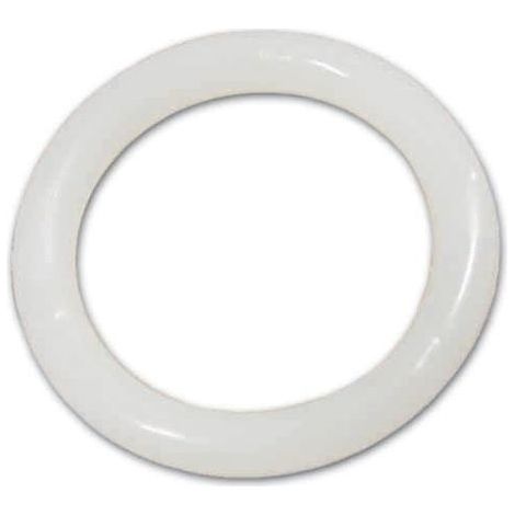 Anello Tubolare per Scorritenda in Moplen Pieno Bianco 26X35 mm conf. 250 Pz (1/2)