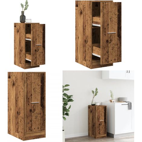 vidaXL Apothekerschrank Altholz-Optik 30x41x77,5 cm Holzwerkstoff (1/5)