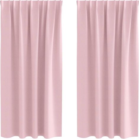 Maison Exclusive - Verdunkelungs-Vorhänge mit Ringen 2 pcs Babyro