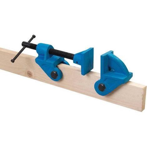Silverline – Ensemble de têtes en fonte pour serre-joint dormant – Mâchoires 40 mm – Pour tasseaux jusqu'à 25 mm de largeur – Fabrication robuste en acier