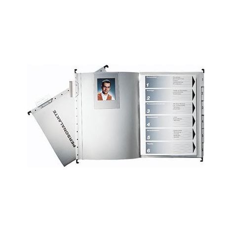 Leitz Personalmappe 300410085 DIN A4 250g Karton grau (1/3)