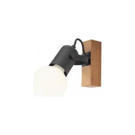 Lampada applique metallo e legno led taffi redo 012415