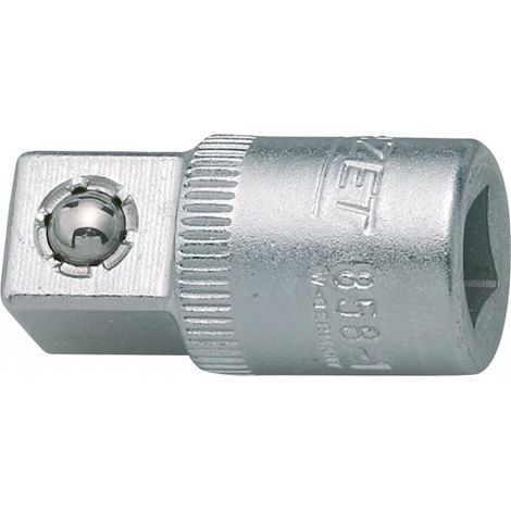 Pieza de aumento 858-1 Antr.1/4 pulgada Salida 3/8 pulgada L.26,5mm HAZET