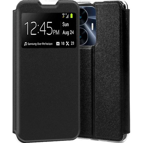 Funda COOL Flip Cover para Realme C55 Liso Negro