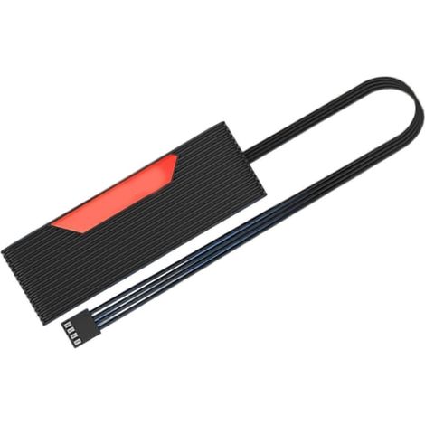 Contrôleur de hub de ventilateurs PC PWM à 5 ports pour ventilateurs 12 V à 4 broches SATA, contrôleur d'alimentation, hubs de ventilateurs, répartiteur de ventilateurs PWM, noir (noir) (1/5)