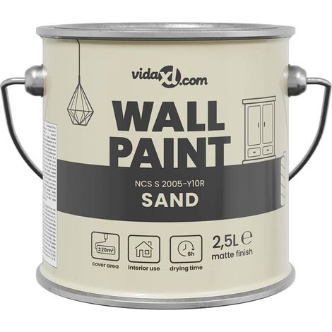 Peinture murale Marron 2,5 L Impression murale (1/5)