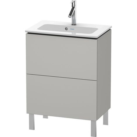 Duravit L-CUBE Mobile lavabo compatto 704x620x391mm cemento