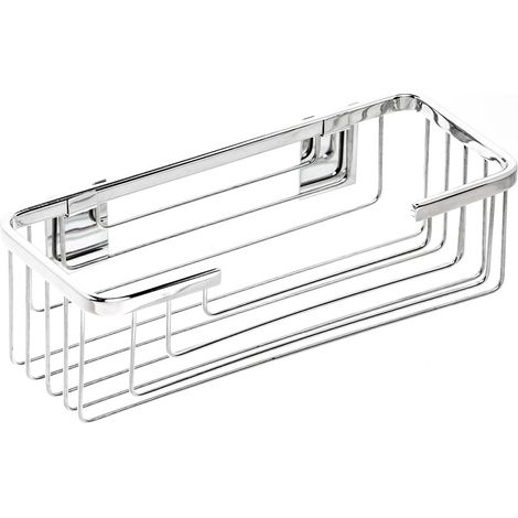 Étagère de douche rectangulaire pour hôtel poli en acier inox mod. Top line (1/4)