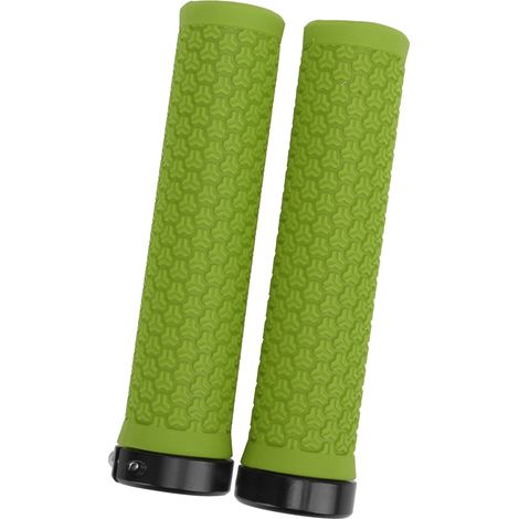 ZTTO Mountainbike-Lenkergriffe mit einfachem Verriegelungsmechanismus, aus stoßdämpfendem Gummi, grün (1/5)