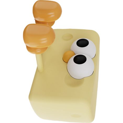 Lampe de chevet de bureau « Petit garçon fromage » mignonne, veilleuse créative pour enfants, mini lampe de bureau (1/5)