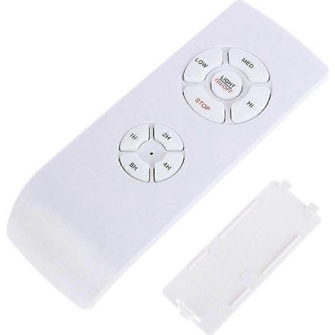 Ventilateur de plafond intelligent universel 110/220 V avec télécommande, lampe et interrupteur, portable et antidérapant (1/4)