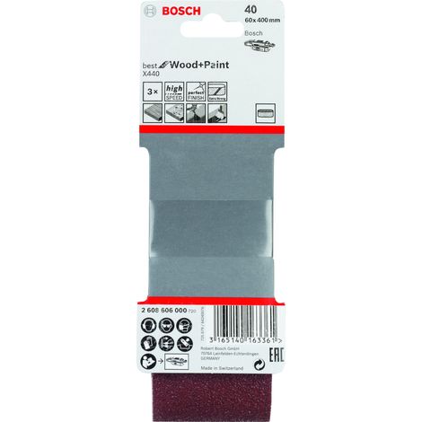 Lija Banda Best Wood: 60x400mm G40x 3  BOSCH 2608606000