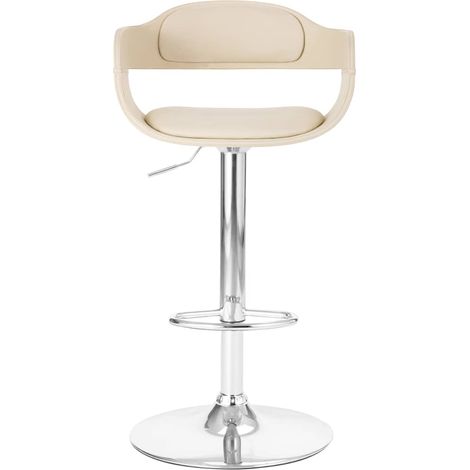 Maison Exclusive - Barhocker Weiß Kunstleder (1/5)