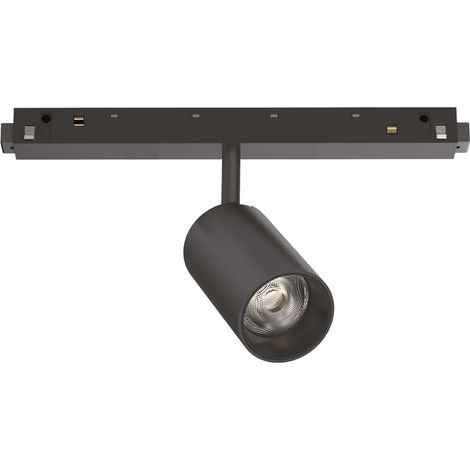 Ideal Lux Faretto moderno Ego 1 luce LED integrato nero metallo