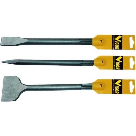Cincel para martillos Vigor Plano mm 18X600