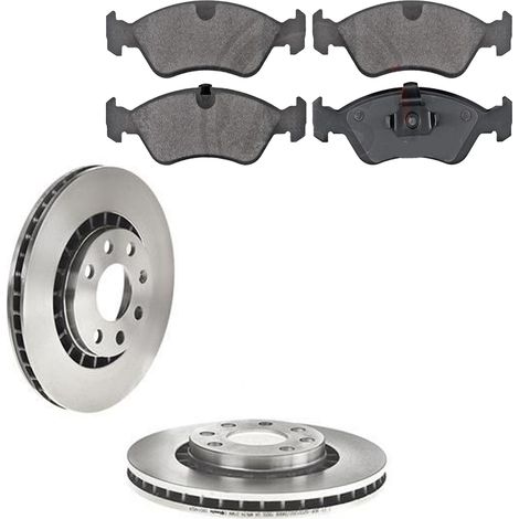 KIT FRENI ANTERIORI compatibile con DAEWOO NEXIA - DISCHI + PASTIGLIE OEM: FDB584 / 15878 /SOSTITUZIONE DIRETTA/BASSA POLVERE/SILENZIOSO