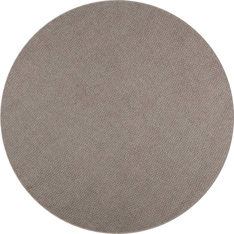 Tapis de surface Rond LUGO Taupe Ø 120 CM Polyester