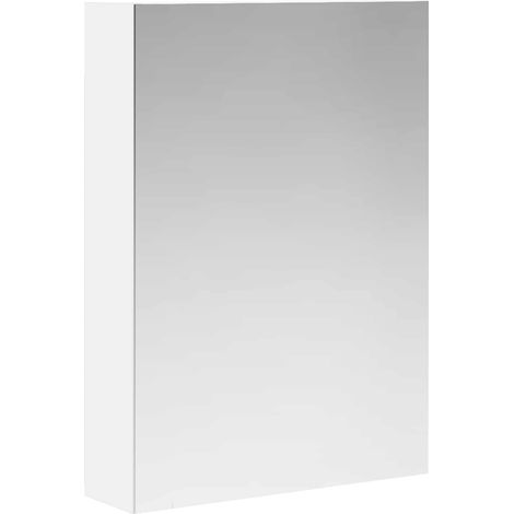 Maison Exclusive - Badezimmerspiegelschrank Weiß 50 x 14,5 x 70 c