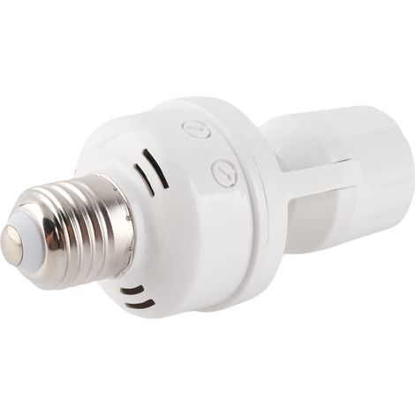 Douille à détecteur de mouvement infrarouge pour ampoule LED 60 W E27 à visser, à économie d'énergie, pour usage domestique. (1/5)