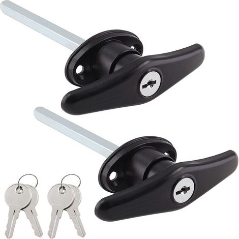 Serratura per tettuccio di camion T-Hands Campers Topper Lock, serrature e chiavi per camper, serratura di ricambio per tettuccio con maniglia a T T-Lock..DEBUNS (1/5)