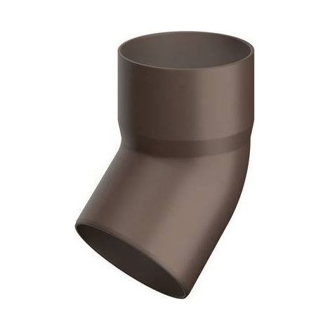 COUDE DE GOUTTIÈRE 45° Dimensions : Diamètre 100 Marron
