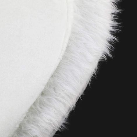 Tapis de sapin de Noël en peluche, décorations de Noël en fausse fourrure (1/5)