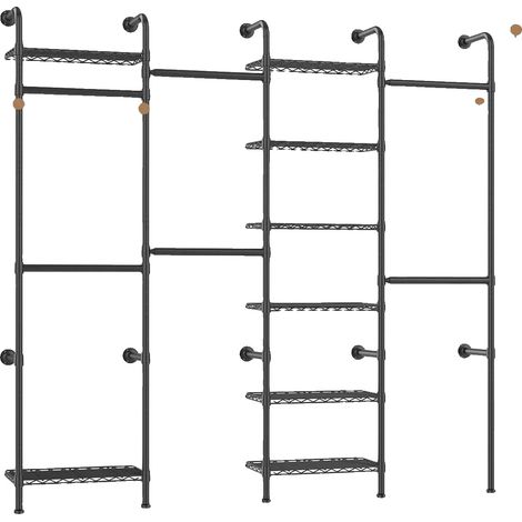 Perchero de pared, ancho ajustable, L4 (1/2)