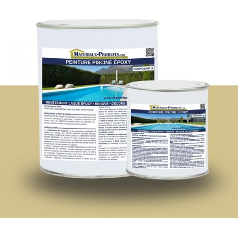 Peinture Piscine Epoxy - 5 Kg Jaune sable - MATPRO (1/5)